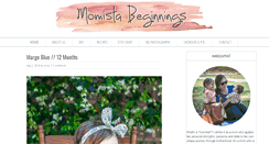 Desktop Screenshot of momistabeginnings.com